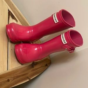 Toddler Girls Pink Hunter Boots